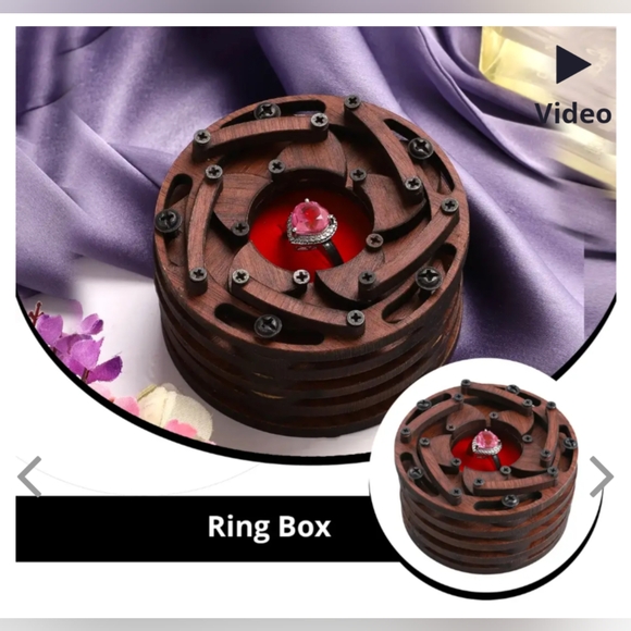 Three unique ring gift boxes, price each, NIB - Picture 6 of 10